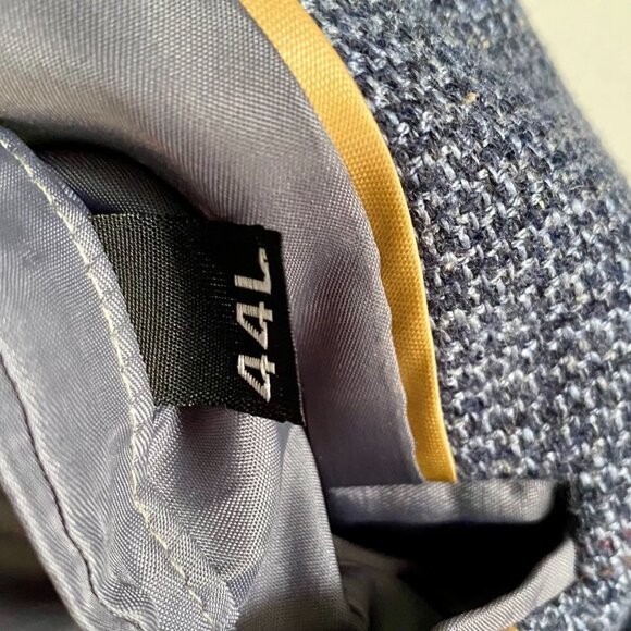 Haggar Imperial Grey 2 Button Blazer Sport Coat Jacket 44 L - Picture 9 of 9